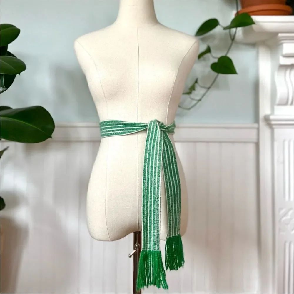 Vintage 70βs Woven SashβBelt Made in Lunenburg NovaβScotia